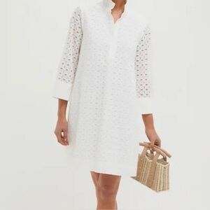 Tuckernuck white eyelet lace dress NWT